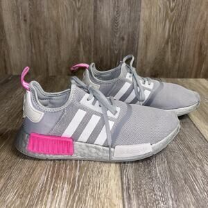 Adidas Boost FX5025 Gray Pink Youth Big Kids US Size 6 Sneaker Shoes